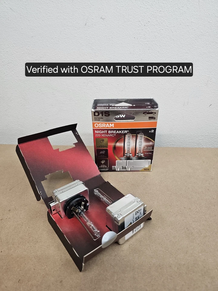 D1S Osram 66140XN2 Night Breaker 220 HID Xenon Headlight Bulbs | Pack of 2 - Image 4 of 4