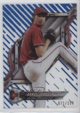 2018 High Tek Pattern 1 Waves/Diagonals Blue Rainbow Foil Randy Johnson HOF 0j8f