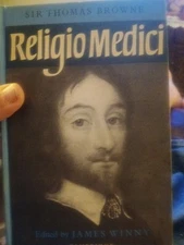 RELIGIO MEDICI by Sir Thomas Browne, HC. Cambridge Press. 1963