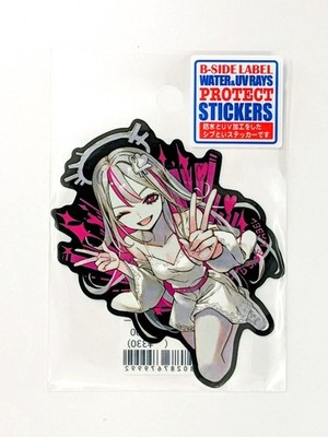 B-Side Label Sticker Pink Angel Waterproof US SELLER