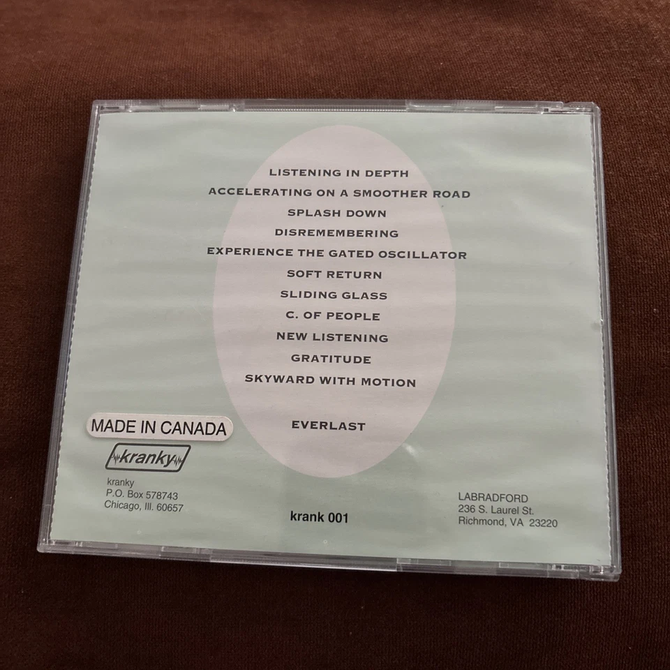 LABRADFORD - Prazision LP - CD Album - 1993 - OG US Kranky Release - DRONE NOISE Foto 2 de 3