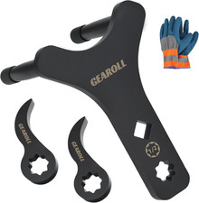 Lower Control Arm Prying Tool With Two Pry Bar Wrench Adaptor Head Suspension S