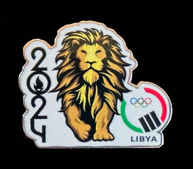 Rare Paris 2024 Summer Olympics - Libya NOC Pin