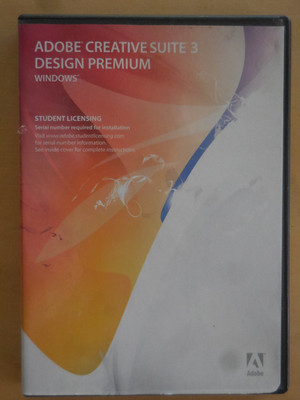 Adobe Creative Suite 3 Design Premium   For Windows, Discs & Case