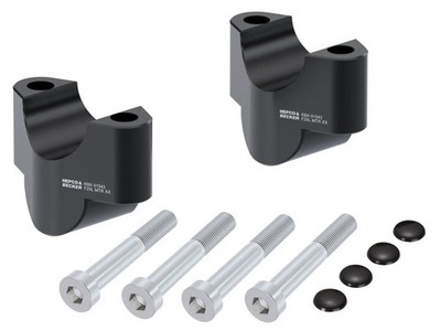 Hepco & Becker Handlebar Riser KTM 1290 Super Duke R 2014-2019 25mm Black
