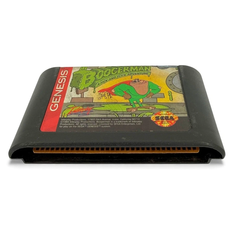 Sega Genesis Boogerman A Pick and Flick Adventure Game Cartridge 16-Bit - Image 2 of 4