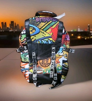 Backpack Adult Drew Estates Graffiti Brooklyn N.Y. Adjustable Strap NWOT