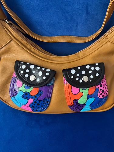 hand painted purse