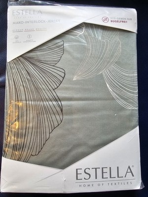 ESTELLA MAKO-INTERLOCK-JERSEY PREMİUM BETTWÄSCHE-SET 135X200 UVP  140 BRAND NEW 