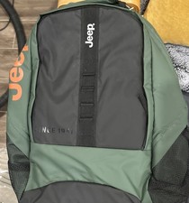 Jeep Green Black Backpack with Adjustable Strap Lightweight Outdoor | Unisex