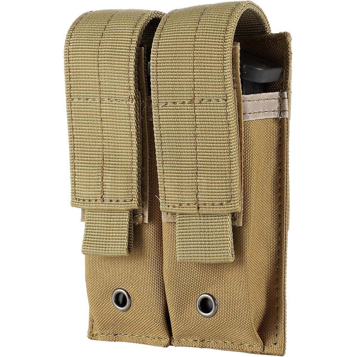 Tactical 9mm Triple/Double Single Mag Pouch Military Pistol Rifle Magazine Pouch