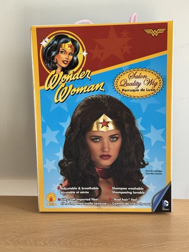 Wonder Woman Salon Quality Wig Rubies Official DC Comics Cosplay ORIGINAL BOX