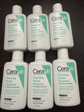 CeraVe Foaming Facial Cleanser Normal-Oily Travel Size .5 fl oz  Lot X 6