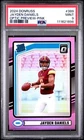 2024 PANINI DONRUSS OPTIC PREVIEW -PINK #389 JAYDEN DANIELS ROOKIE RC PSA 9