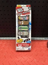 2 pk Tech Deck Bendy Boards Rubberized Fingerboards 10 Boards Total