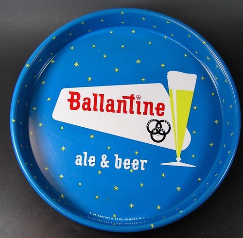 Vintage Ballantine Bier Tablett, 13"