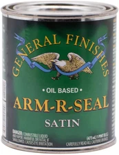 General Finishes Arm-R-Seal Oil Based Topcoat, 1 Pint, Satin