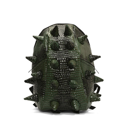 Hedgehog Spike Travel Backpacks Spiky Punk School Bookbags Shoulder Bags Unisex - Picture 12 of 12