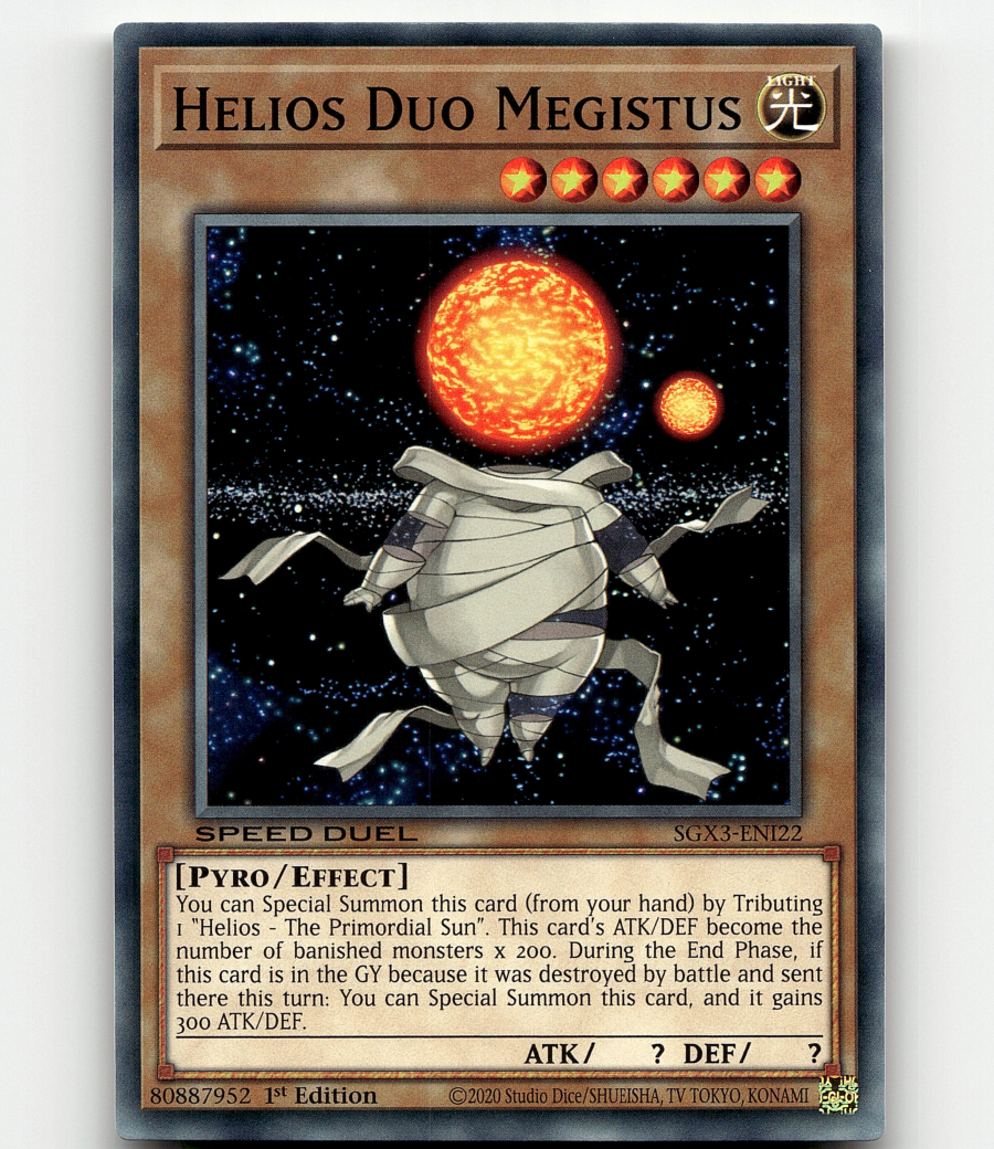Yugioh Helios Duo Megistus Speed Duel GX: Duelists of Shadows Yugioh Helios Duo Megistus Speed Duel GX: Duelists of Shadows
