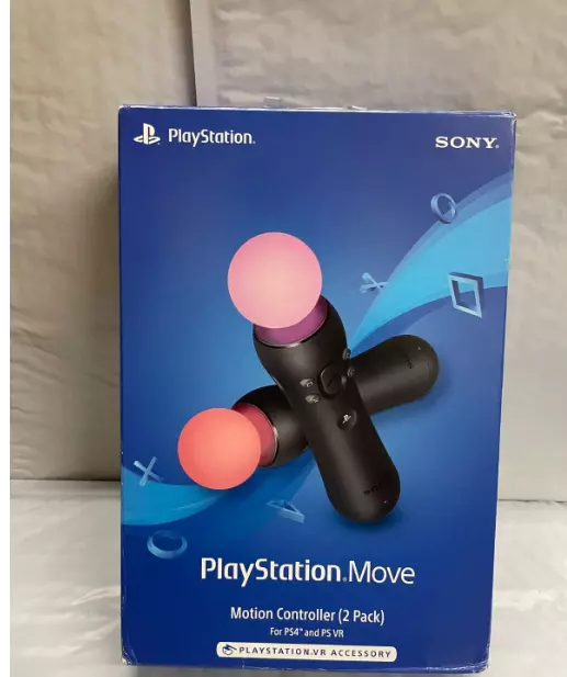 2 Pack Sony PlayStation Move VR Motion Controllers PS4 