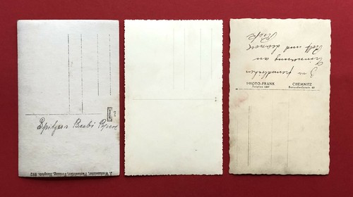 3 x Privat Foto AK um 1930 Kinder Knaben in Sonntagsuniform Typen ( 61351 - Bild 2 von 2