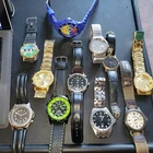 Vintage Lot 11 Mens Watches (Aspen, Guess?, Timex, Benrus, Aldawn, Strada)