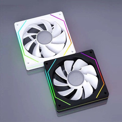 Lot UF-1 PRISM 4 PRO Computer Chassis Fan 12cm ARGB 4 Pin PWM Quiet Cooling Fan - Picture 5 of 36