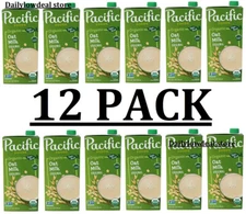 12 PACK Pacific Foods Original Milk Organic Oat Plant-Based 32 oz Each