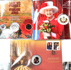 New ListingUk Queen, Royal Family, And Canada Anniversary Of The End Of Wwi - 3 Coin Sets