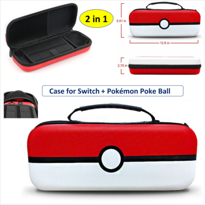 Hard Protective Carry Case(2 IN 1)For Nintendo SWITCH Console & Pokemon ...