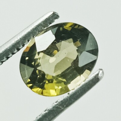 1.25Cts MARVELOUS NATURAL YELLO GREEN TOURMALINE OVAL CUT LOOSE GEMSTONES