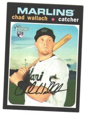 2020 Topps Heritage Chad Wallach #507 RC