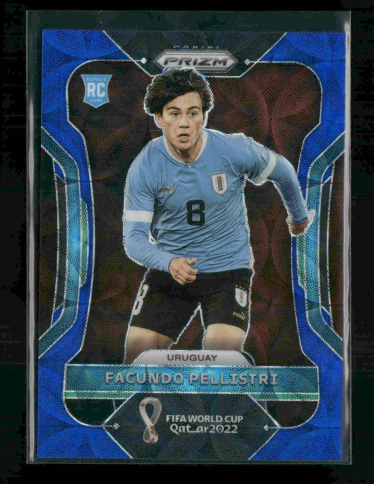 Facundo Pellistri RC 2022 Panini Prizm FIFA World Cup Qatar Choice Blue 064/135