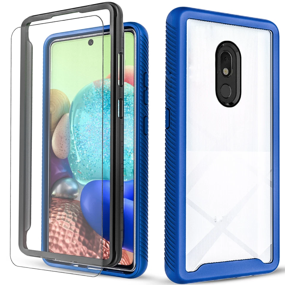 Funda para teléfono LG Journey Lte a prueba de golpes + vidrio templado Foto 3 de 4