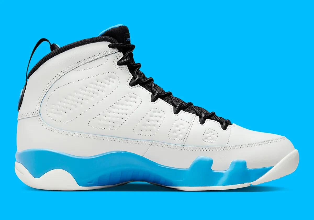 Nike Air Jordan 9 Retro Shoes 'Powder Blue' 2024 FQ8992-101 Men's