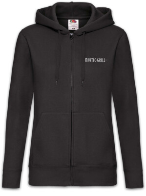 Mystic Grill Damen Zipper Hoodie Vampire Restaurant Diaries The Falls Logo Bar