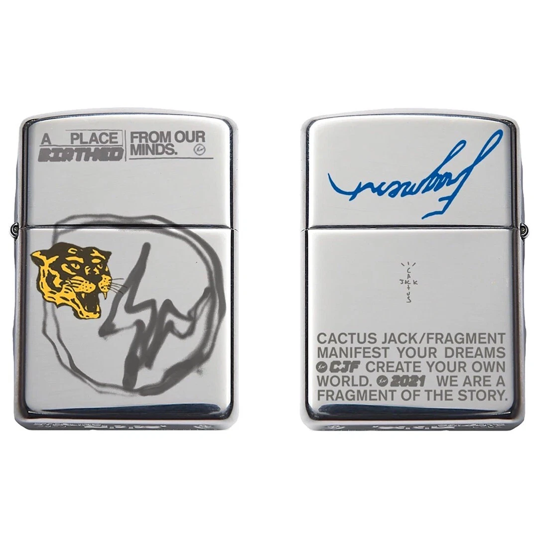 New Cactus Jack Fragment Zippo Lighter Travis Scott | eBay