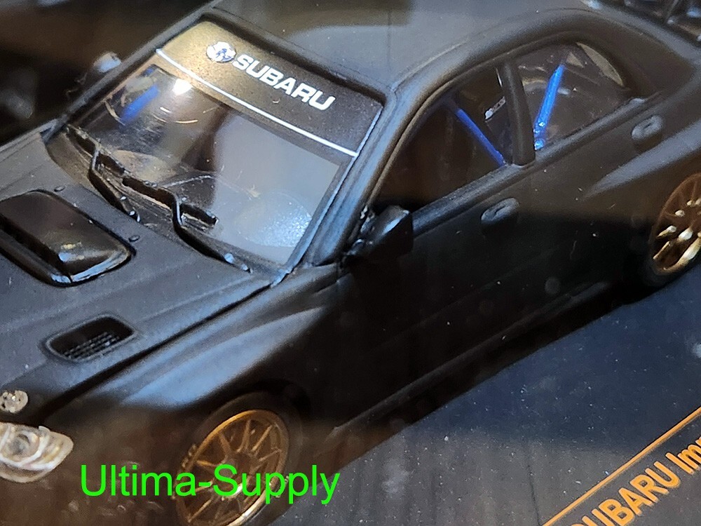 Vitesse 1/43 Subaru Impreza WRC-07 STI 2007 Flat Black Rally