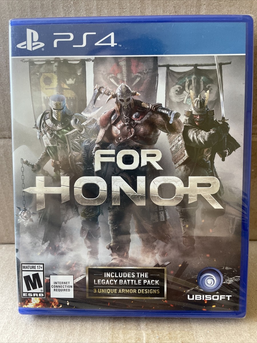 For Honor Includes Legacy Battle Pack (Sony PlayStation 4, 2017) PS4 New