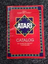 Atari Catalog Video Computer System 45 Game Program Cartridges Booklet