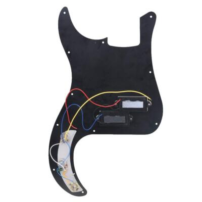 Bass Pickguard Kit For PB Bass Black Suitable for PB Bass Guitar