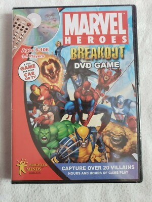 Marvel Heroes Breakout DVD Game (DVD / HD Video Game, 2007)**BRAND NEW**