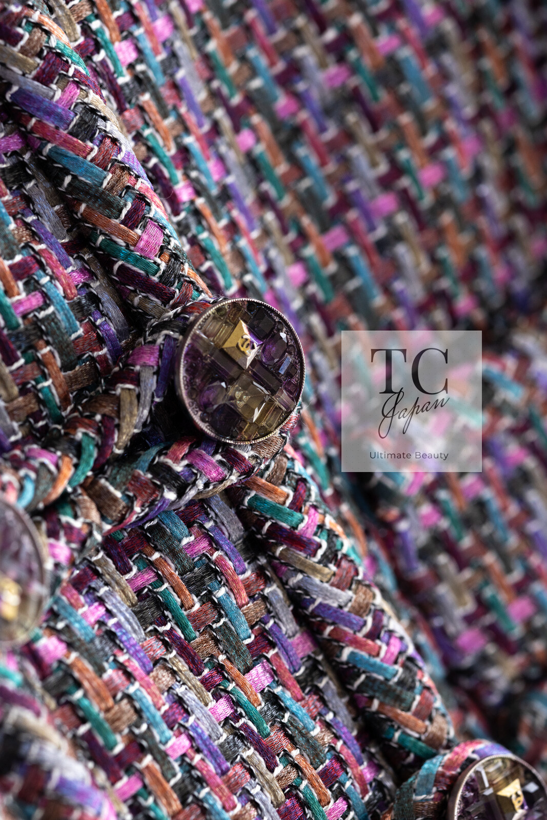 CHANEL 15S Amethyst Purple Multicolor Jacket by Karl Lagerfeld 40 US8 image 4