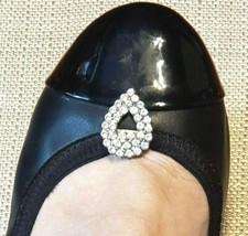 Vintage Musi Shoe Clips, Rhinestone Shoe Clips Special Occasion Shoe Clips acc-