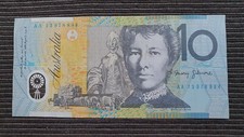 AUSTRALIA $10 2013 FIRST PREFIX Polymer Banknote AA13 978894