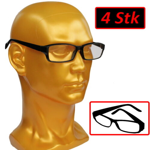 4x Lesebrille Lesebrillen Brille Lesehilfe Sehhilfe Augenoptik Brillen Schwarz - Bild 1 von 5
