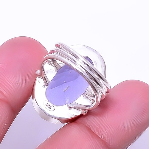 Purple Amethyst Gemstone 925 Sterling Silver Ring S.6 R938015756 Valentine Gift - Picture 2 of 3