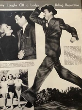 James Stewart, Full Page Vintage Large Format Clipping, a