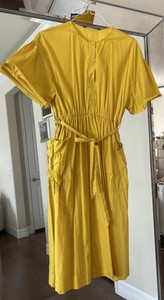 Zara Mujer Vestido Largo De Color Amarillo Talla M 07563045520030 | eBay