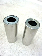 HARLEY 86-14 FLH FLT FLST Touring models oem Stainless slider covers cow bells